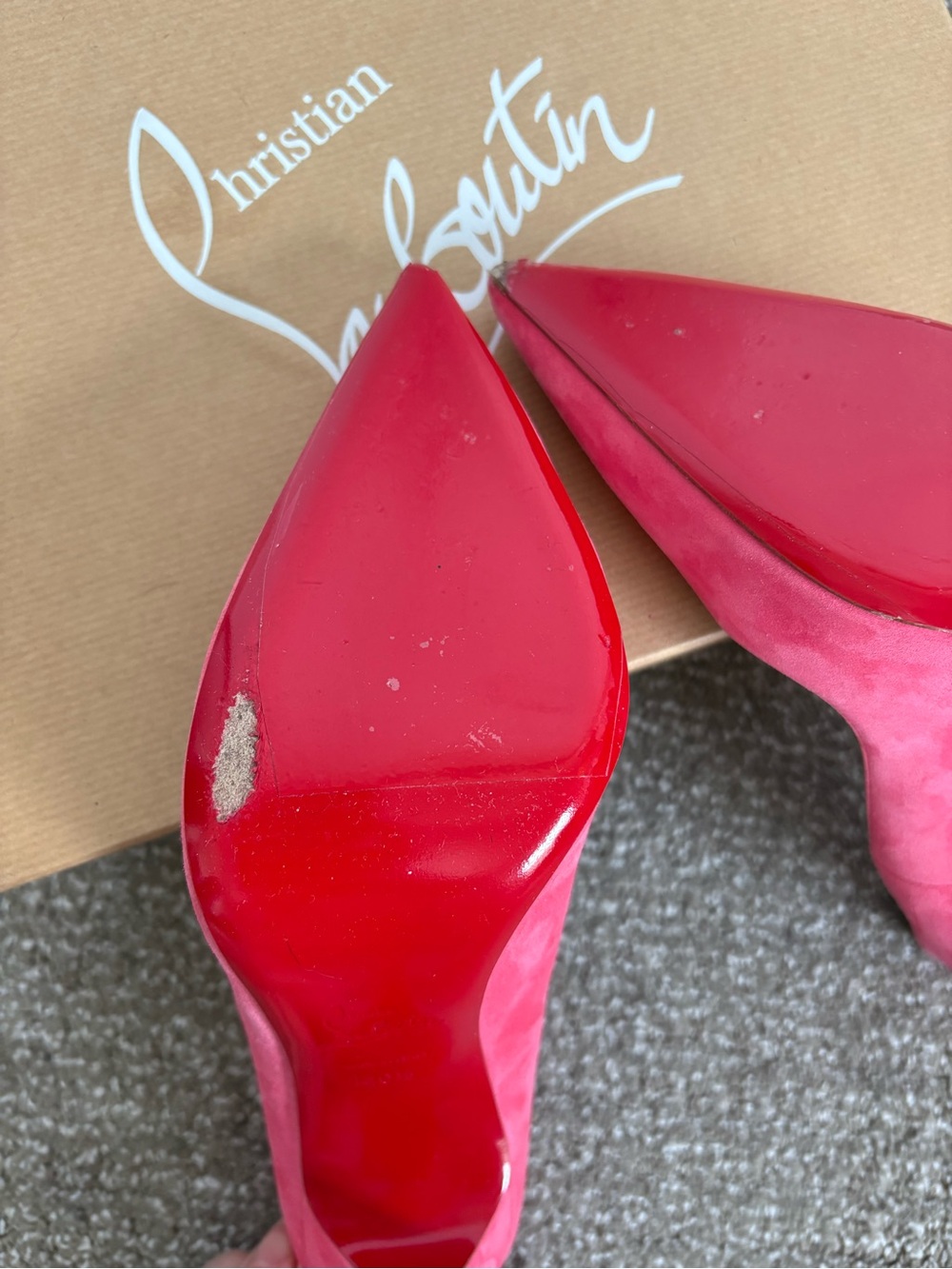 Christian Louboutin Hot Pink So Kate 40.5 - Picture 8 of 9